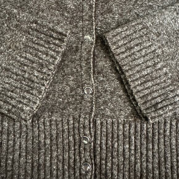 Sigrid Olsen Beaded & Bedazzled Knit Cardigan Sweater Size Medium - Picture 5 of 13